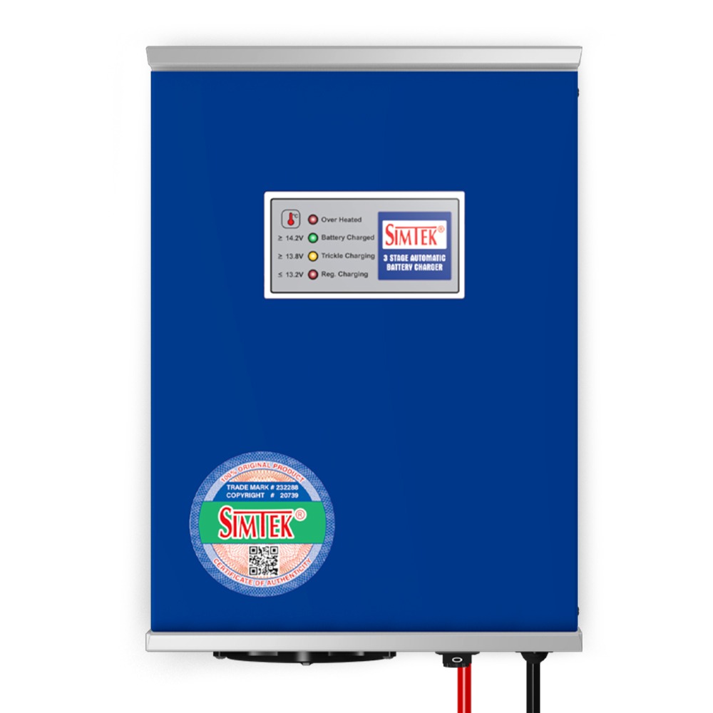 Simtek Battery Charger 12V 30 Ampere Fully Automatic Best Quality – 3 Months Warranty