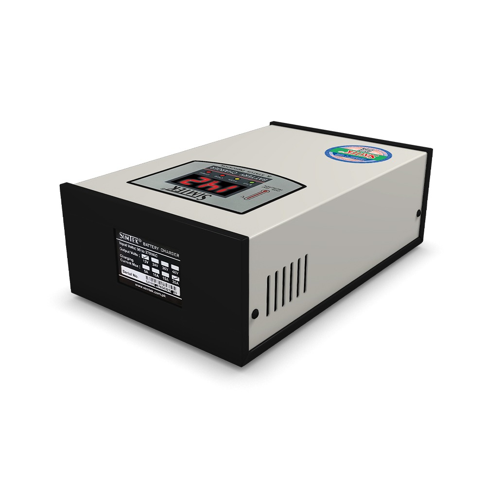 Simtek Digital Fully Automatic Battery Charger 12V 20Amp with Digital Meter – 3 Months Warranty - Image 4