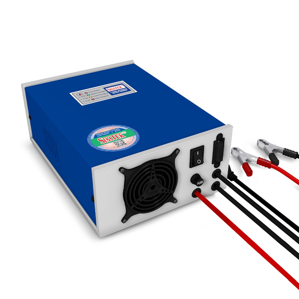 Simtek Tall Tubular Battery Charger 12V 30 Ampere Fully Automatic – 3 Months Warranty - Image 4