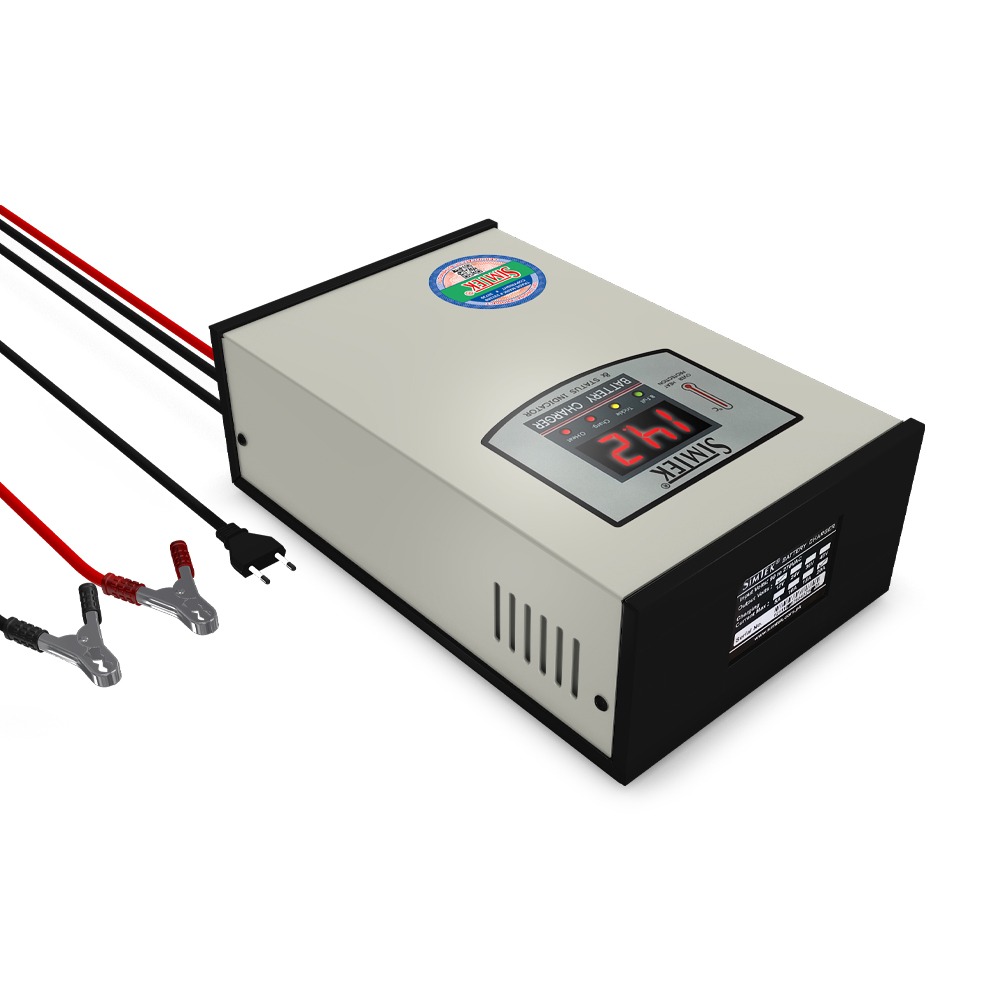 Simtek Digital Fully Automatic Battery Charger 12V 20Amp with Digital Meter – 3 Months Warranty - Image 2