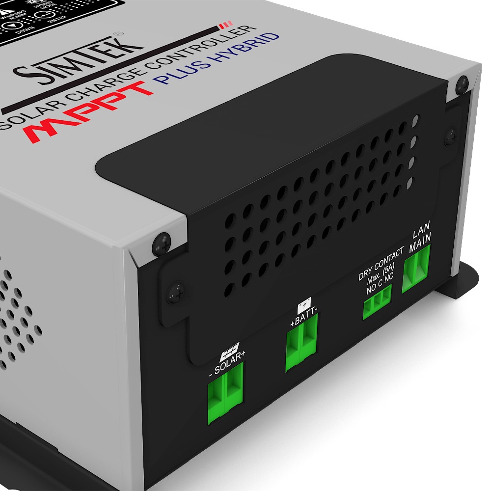 Simtek Mppt 150v 85amp Plus Hybrid Solar Charge Controller Fully Automatic With Dual Lcd & Led Display Auto Detect 12v/24v - 1 Year Warranty - Image 4