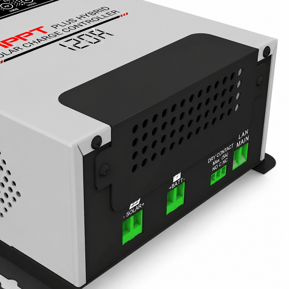 Simtek Mppt Plus Hybrid Solar Charge Controller 170v Voc 120amp Fully Automatic With Dual Lcd & Led Display Auto Detect 12v/24v – 1 Year Warranty - Image 4