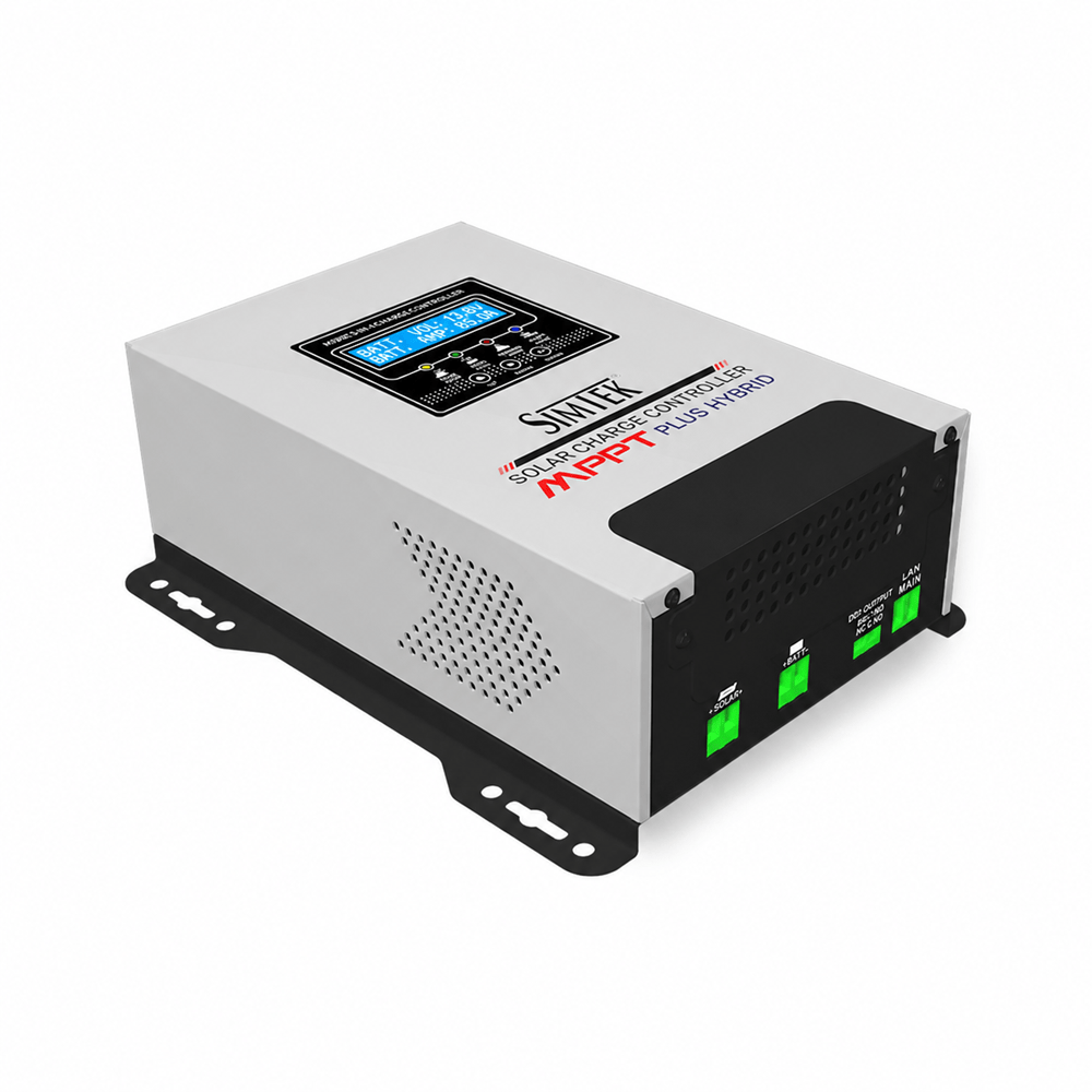 Simtek Mppt 150v 85amp Plus Hybrid Solar Charge Controller Fully Automatic With Dual Lcd & Led Display Auto Detect 12v/24v - 1 Year Warranty - Image 3