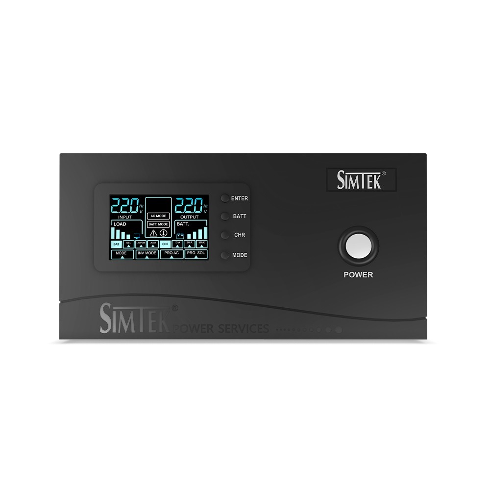 Simtek Pure Sine Wave Inverter 4 Fans & 4 Lights 1200VA - 12v DC - 1 Year Warranty - Image 2