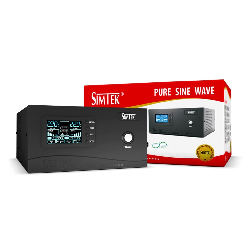 Simtek Pure Sine Wave Inverter 4 Fans & 4 Lights 1200VA - 12v DC - 1 Year Warranty - Image 6