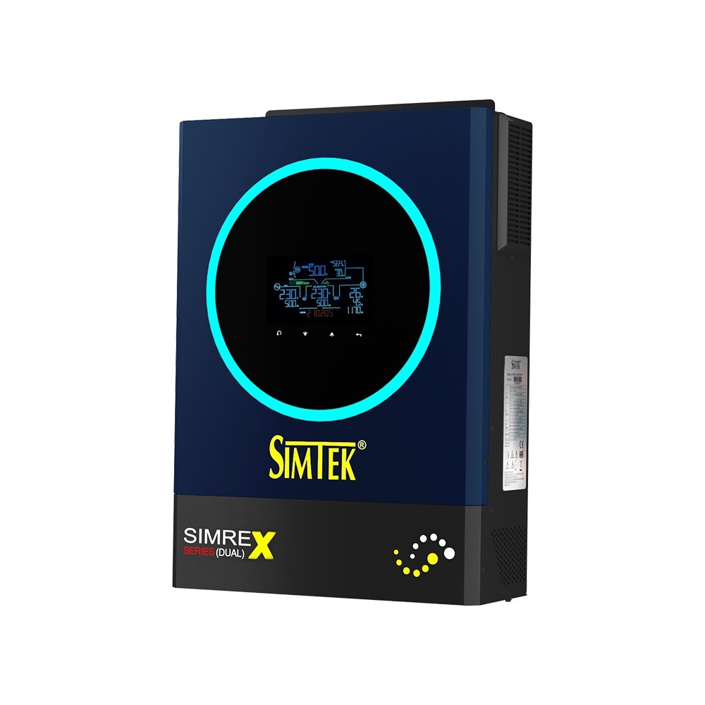 Simtek SIMREX (DUAL) 6KW-48V Hybrid Solar Inverter - Image 5