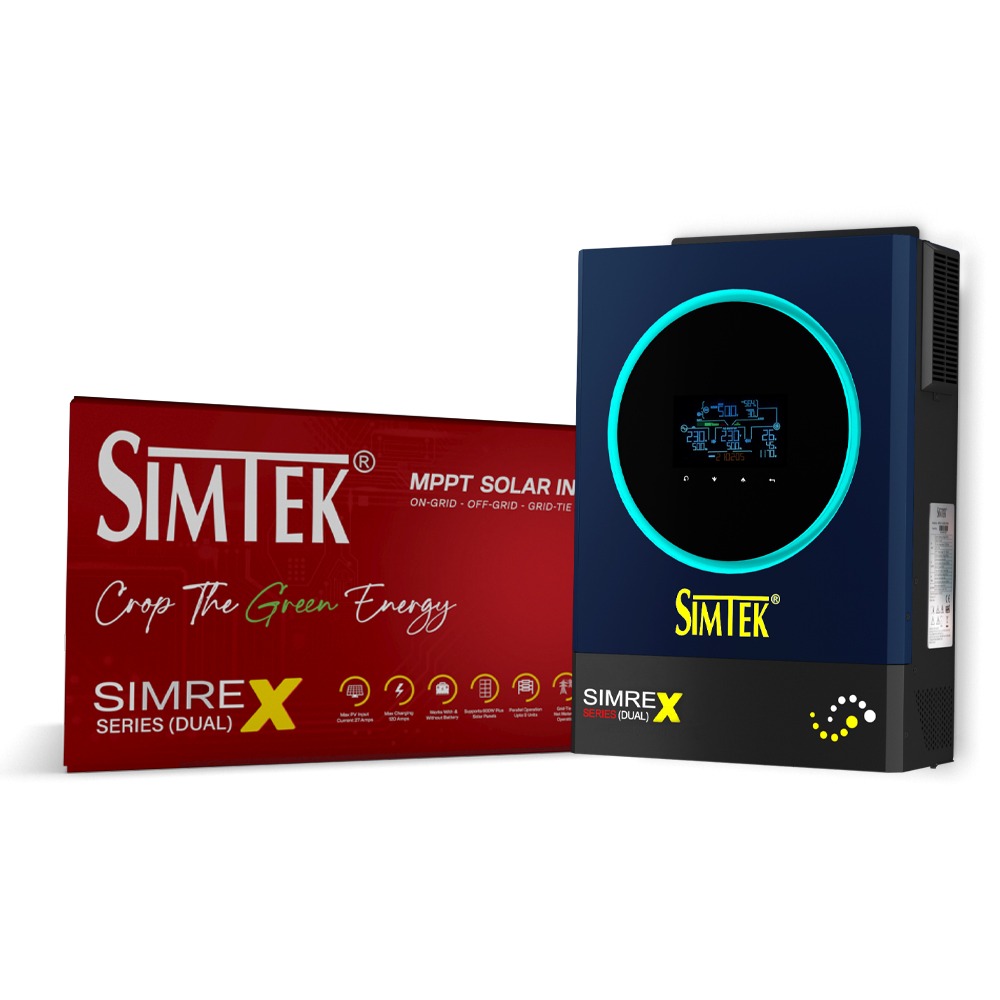 Simtek SIMREX (DUAL) 6KW-48V Hybrid Solar Inverter - Image 6