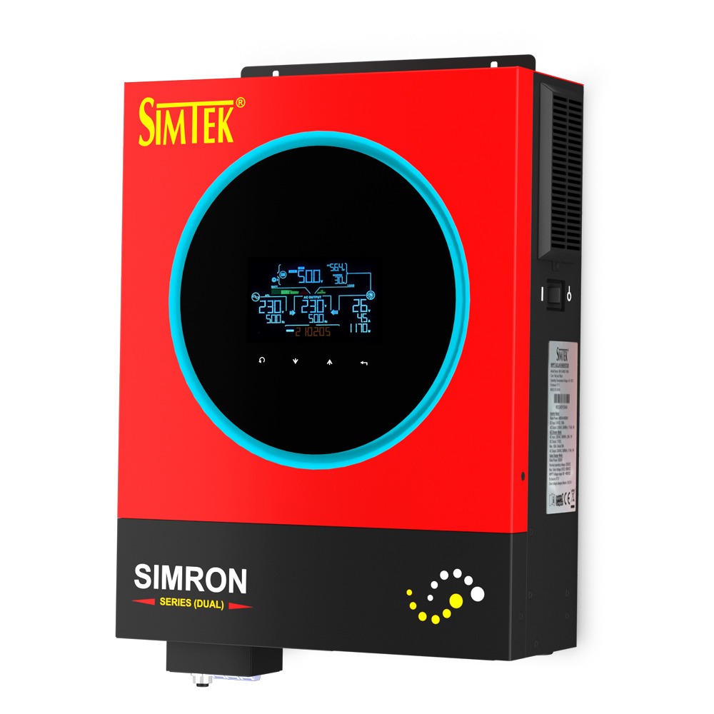 Simtek SIMRON (DUAL) 4KW-24V Solar Inverter - Image 5