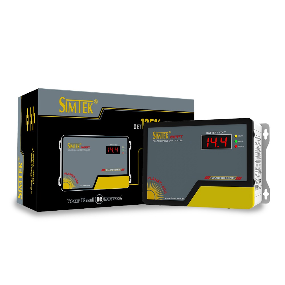 Simtek Planet40 - 40A MPPT Solar Charge Controller – 70 VOC, 40A | 12V | Low Battery Load Cutoff | Works with & without Battery - 3 Months Warranty - Image 8